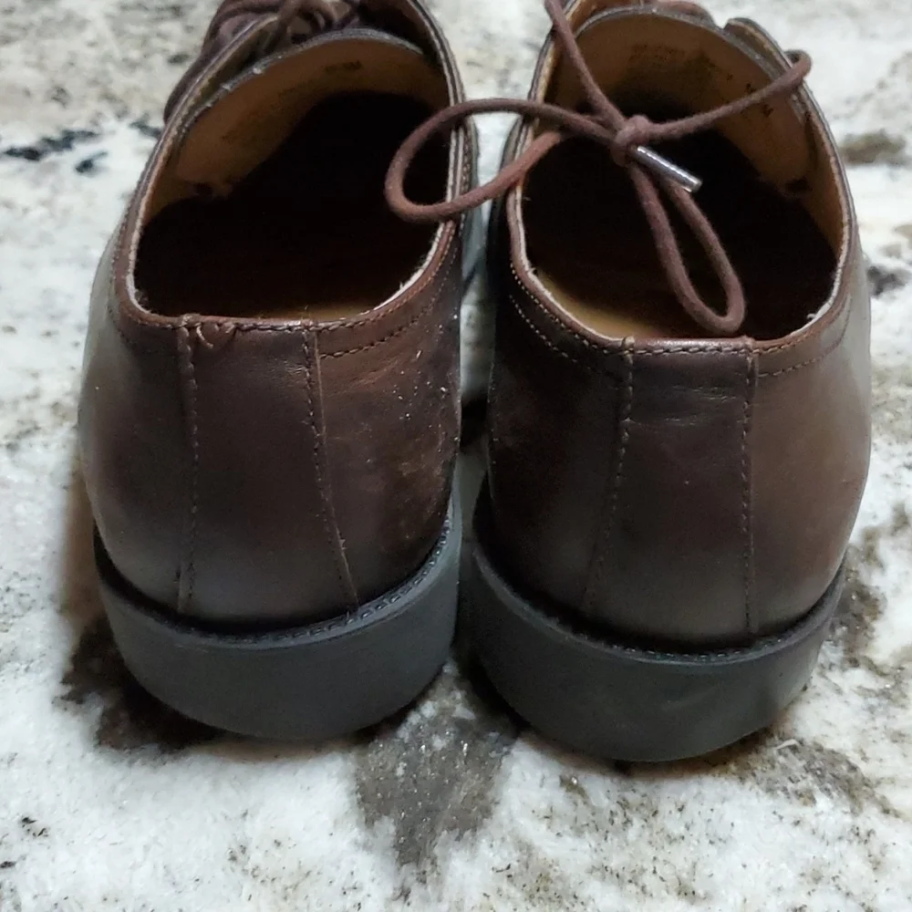 Chaps Loafers Mens 10.5 Dress Shoes Brown Oxford Loafers